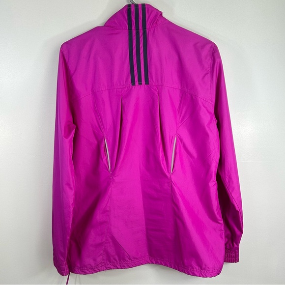 Adidas Full Zip Lightweight Windbreaker Jacket Magenta Pink; Women’s Size Medium - Picture 13 of 16